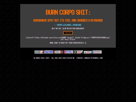 BURN screenshot