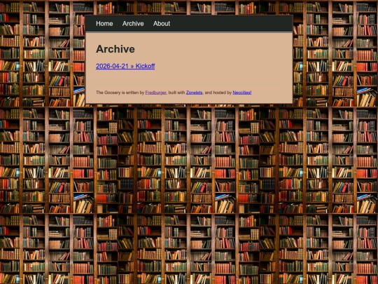 archive screenshot