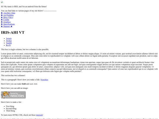 HTML/support screenshot
