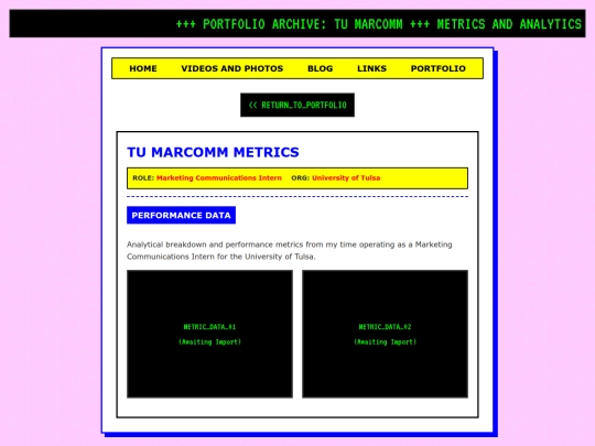 portfolio/marcomm-metrics screenshot