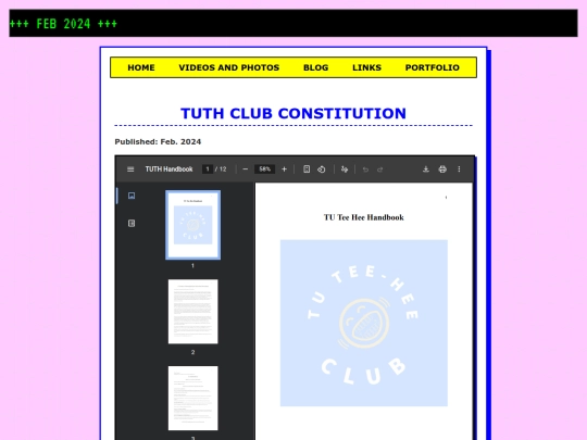 portfolio/tuth-handbook screenshot