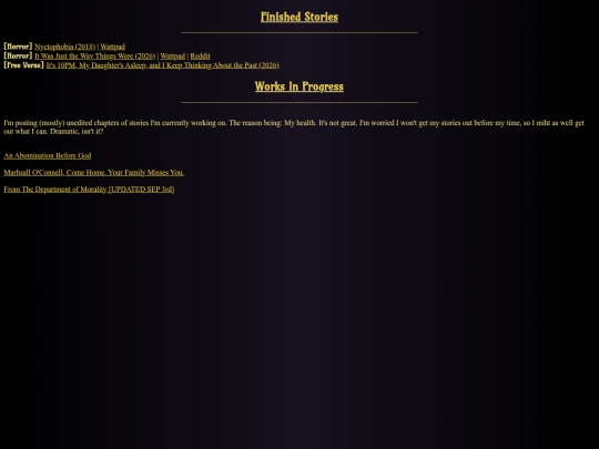 writing screenshot