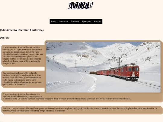 MRU screenshot