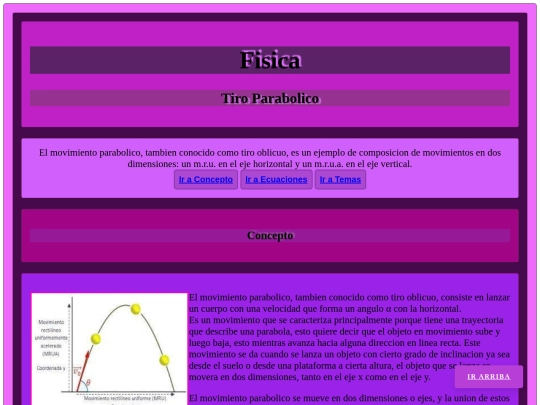 Tiro Parabolico screenshot