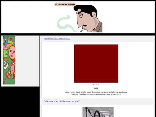 quizzes screenshot