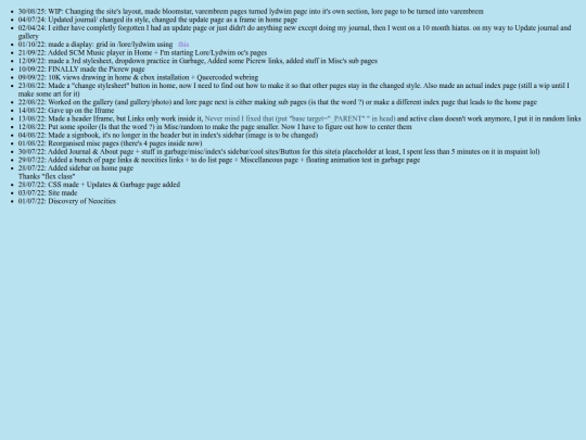 updates screenshot