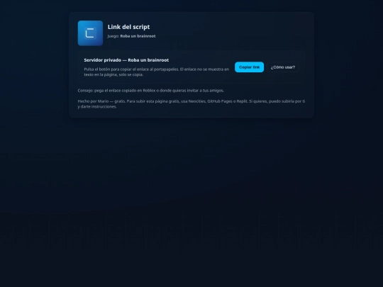 index screenshot