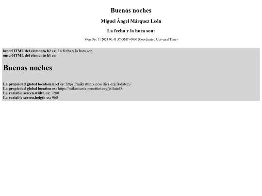 js/dateJS screenshot