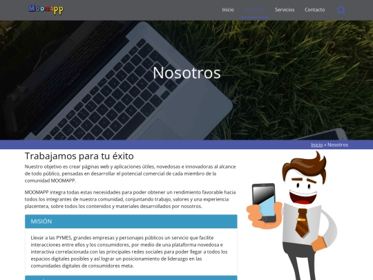 moomapp/nosotros screenshot