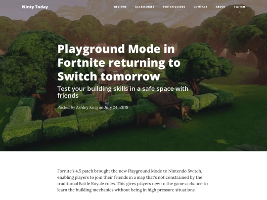 fornite-switch-playground-mode-returning screenshot