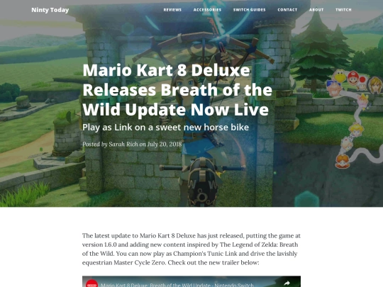 mario-kart-breath-of-the-wild-update screenshot
