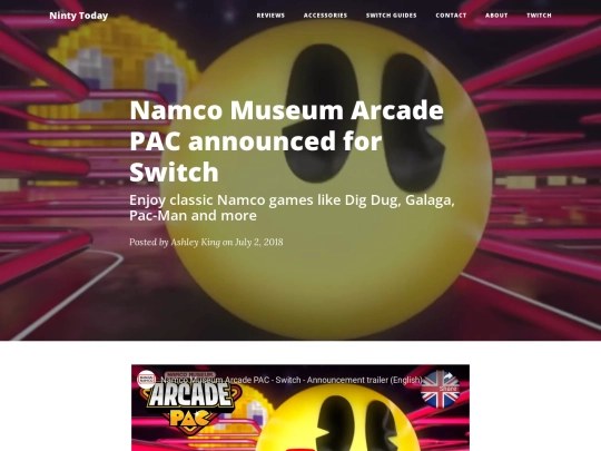 namco-museum-arcade-pac-switch screenshot