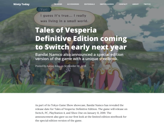 tales-of-vesperia-switch-release-date screenshot