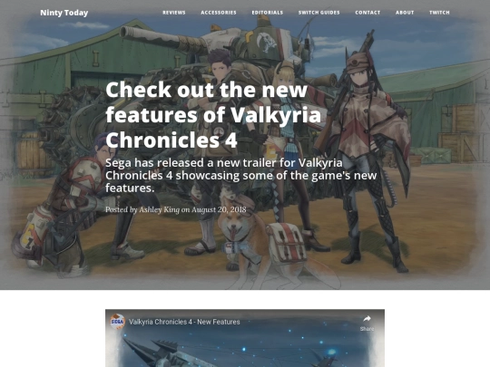 valkyria-chronicles-4-features-trailer screenshot