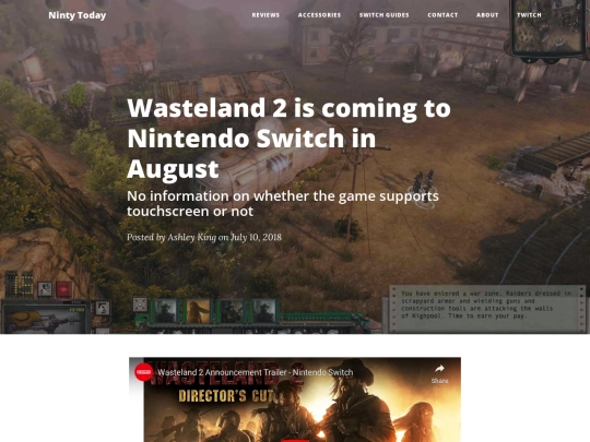 wasteland-2-switch-release-date screenshot