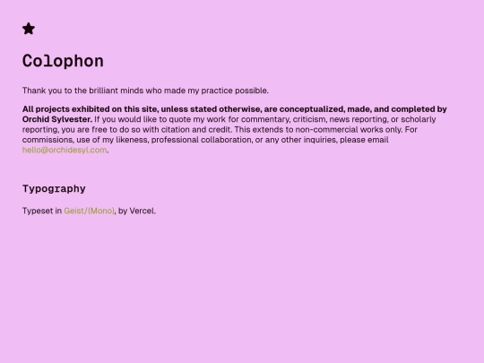 colophon screenshot