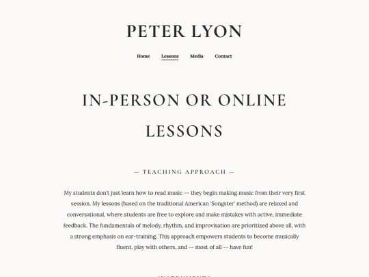 lessons screenshot