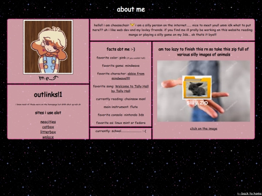 home/aboutme screenshot