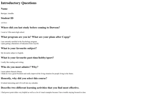 introductory-questions screenshot