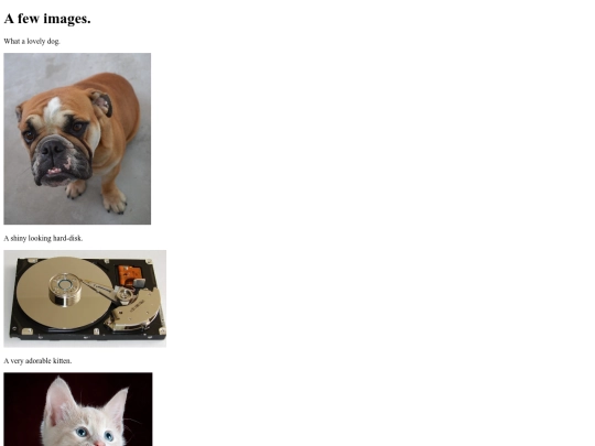 website-with-simple-images screenshot