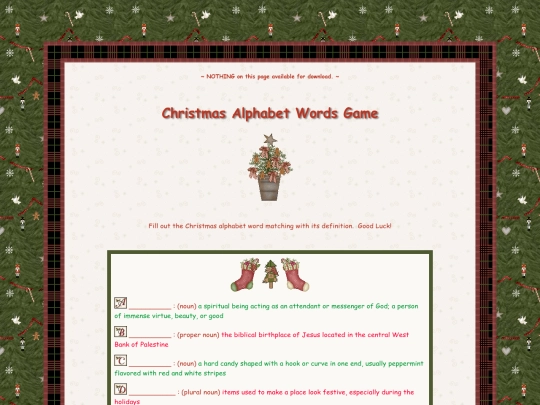 12xmas/xmas-alphabetwords screenshot