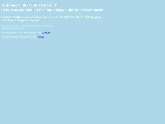 FanfictionRec screenshot