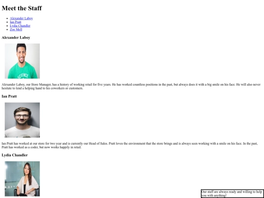 meetthestaff screenshot