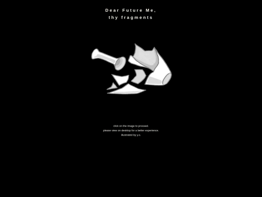 hypertext/dearfutureme screenshot