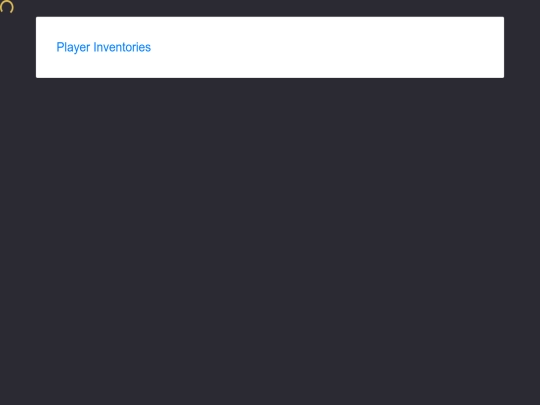 inventories screenshot