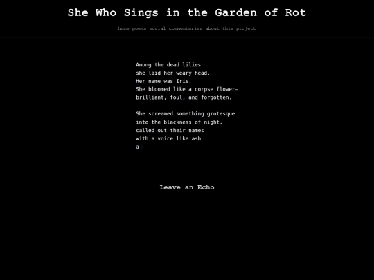 poems/she-who-sings-in-the-garden-of-rot screenshot