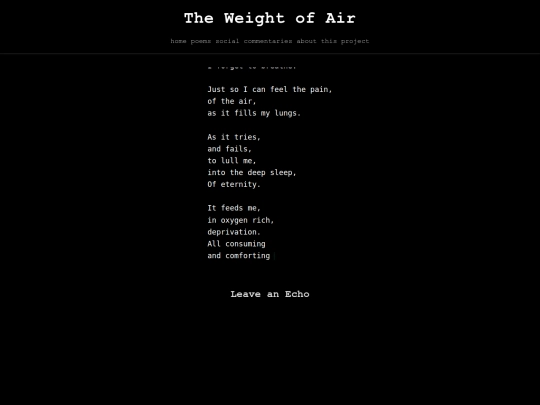 poems/the-weight-of-air screenshot