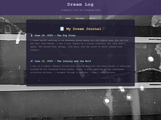 dreamlog screenshot
