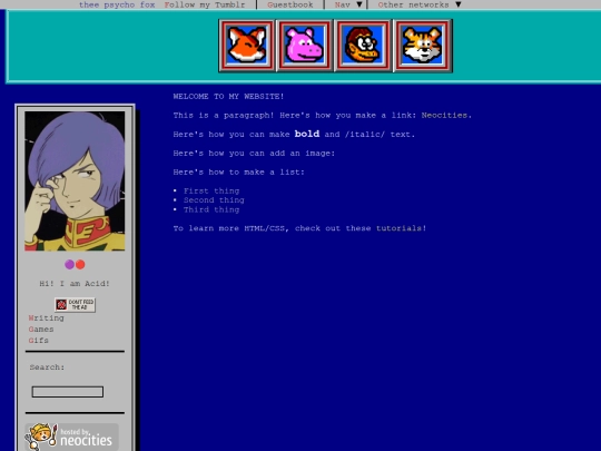 index screenshot