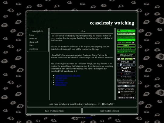 links screenshot