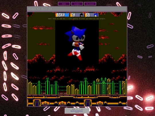links screenshot