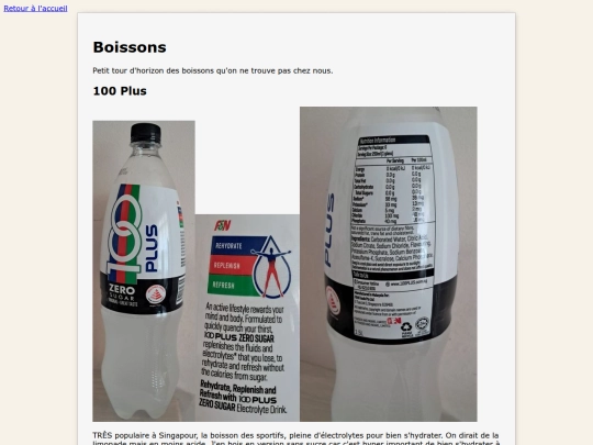 posts/boissons screenshot