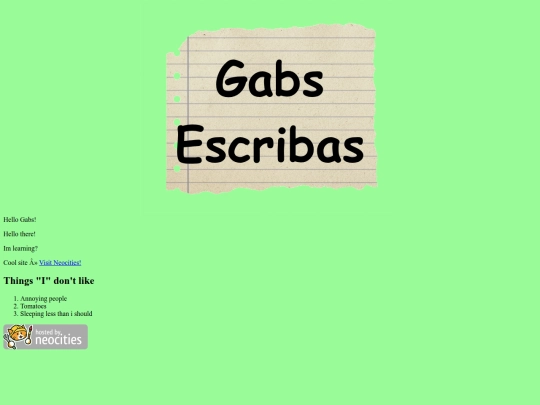 index screenshot