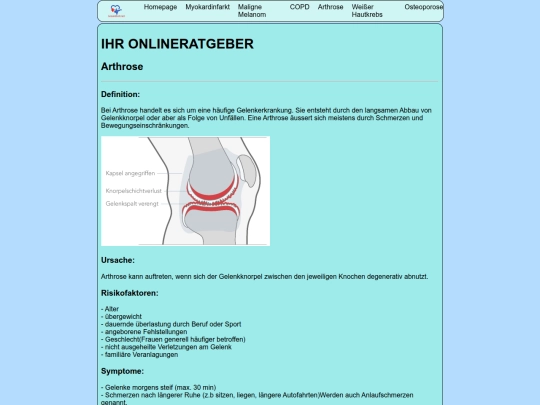 Arthrose screenshot