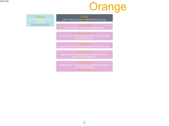links screenshot