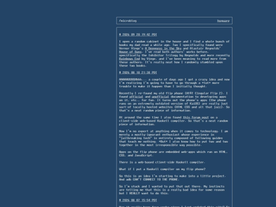 microblog screenshot