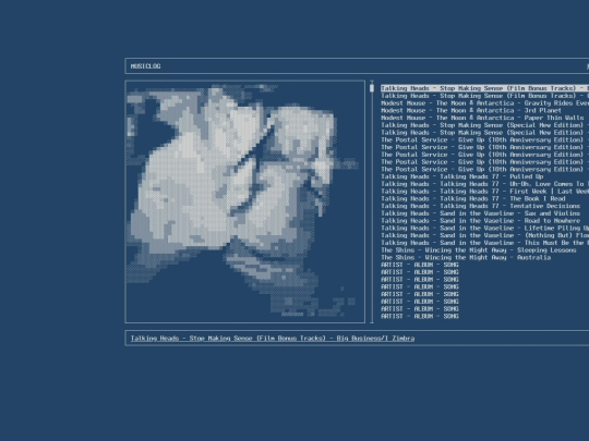 musiclog screenshot