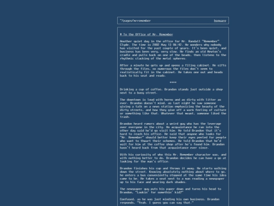 pages/mrremember screenshot