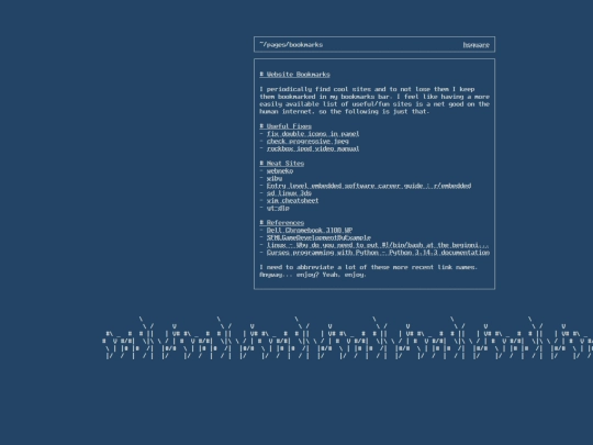 pages/websitebookmarks screenshot