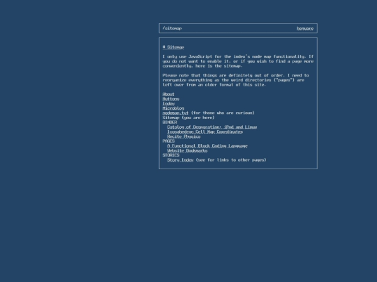 sitemap screenshot
