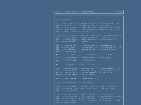 square/articles/condemned-number-5 screenshot