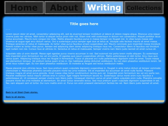 writing/steel-chain/steel-chain-stories-index screenshot