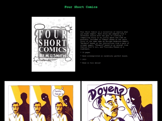 Comics/FourShortComics screenshot