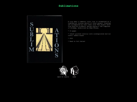Comics/Sublimations screenshot