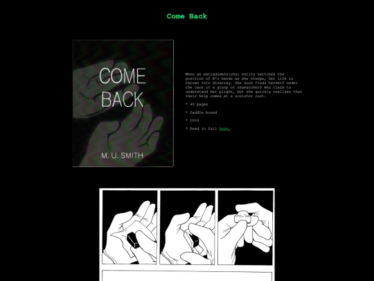 Comics/come_back screenshot