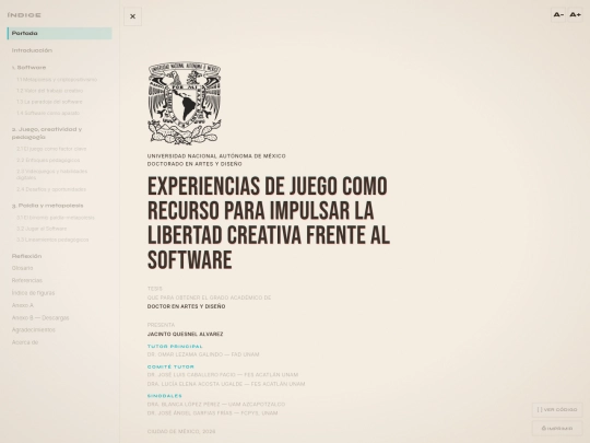 index screenshot